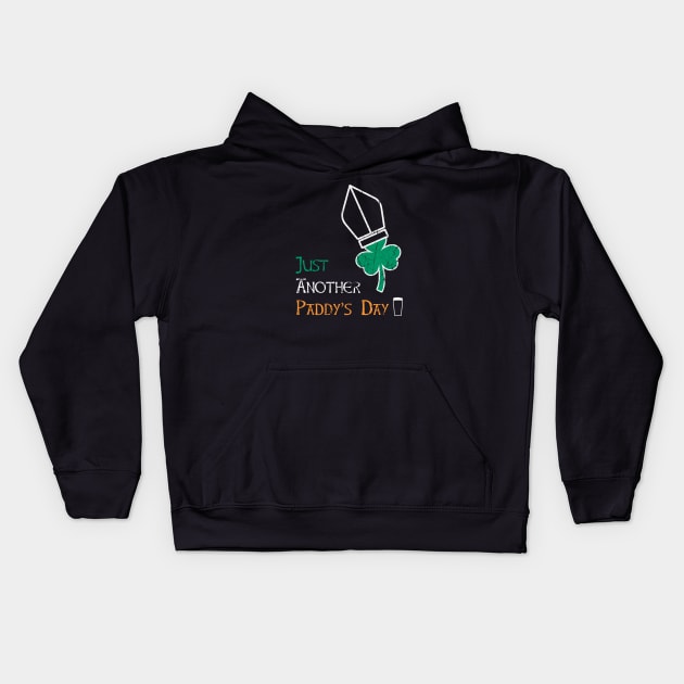 Just Another Paddy's Day St Patrick's Day Parade 2018 Kids Hoodie by phoxydesign